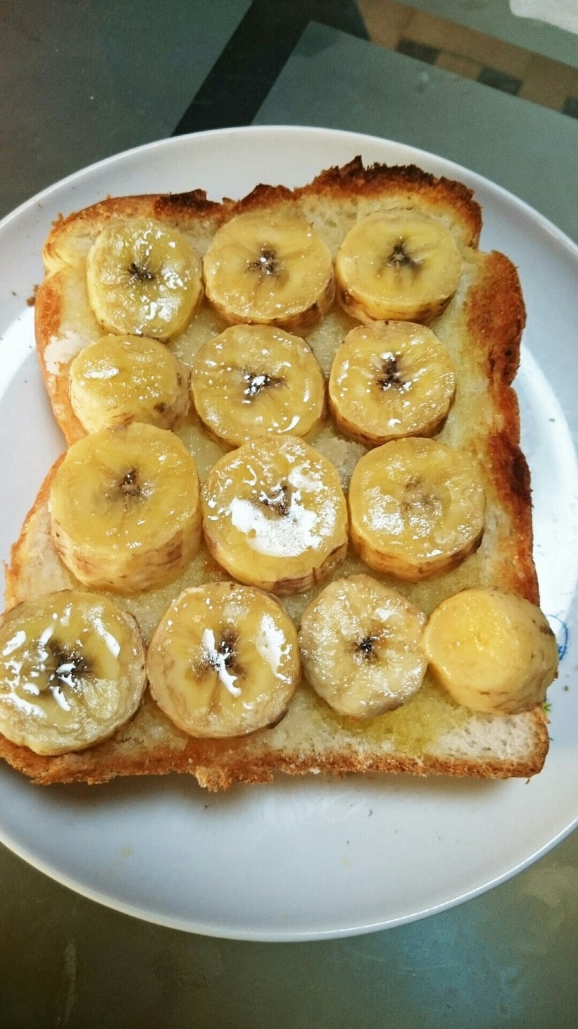 バナナシュガートーストの画像