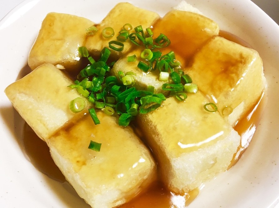 めんつゆで作る♥簡単♥揚げ出し豆腐の画像