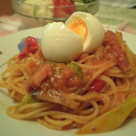 ごくウマ手抜きナポリタン