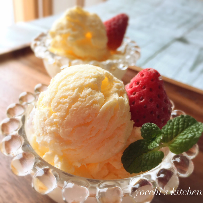 簡単濃厚！ヨーグルトバニラアイスクリーム by よちよちよ 【クックパッド】 簡単おいしいみんなのレシピが354万品