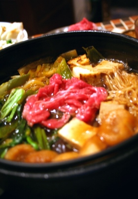 きのこたっぷり♫やわらかお肉のすき焼き
