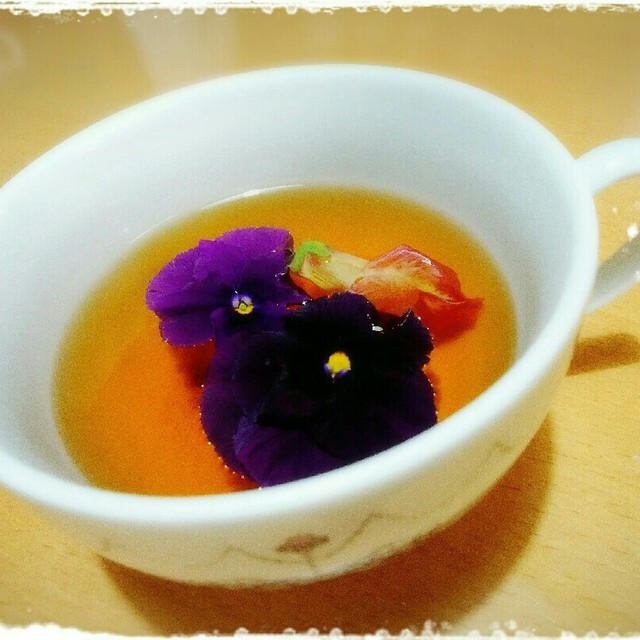 エディブルフラワーティー レシピ 作り方 By クック漣ちゃん クックパッド 簡単おいしいみんなのレシピが365万品