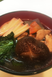 お野菜たっぷり★お雑煮風煮物スープ