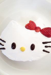 超簡単！ キティちゃん ケーキ 誕生日 