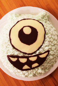 マイクの立体ケーキ★〜食パンでも作れる〜