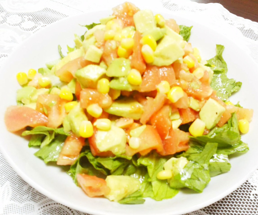 ビタミン豊富＊アボカドとトマトのサラダの画像