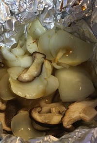 ユリ根と椎茸のホクホクホイル焼き❤︎