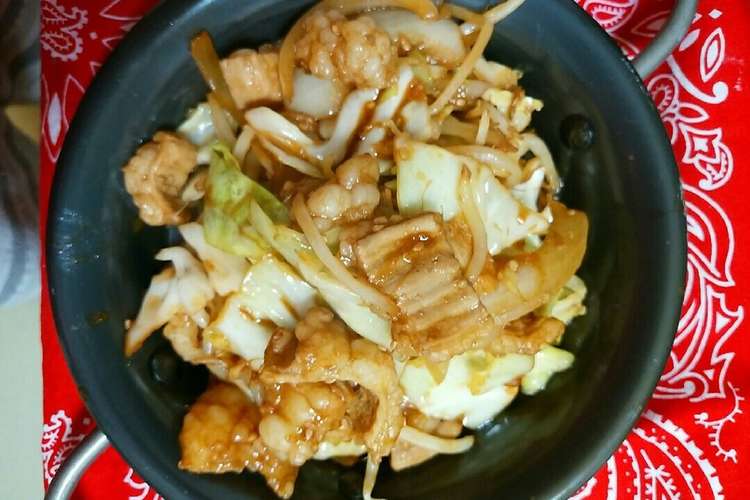 野菜たっぷり ホルモン鉄板 レシピ 作り方 By ひづしいか クックパッド 簡単おいしいみんなのレシピが352万品