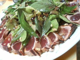 鰹のたたき―イタリアン仕立て