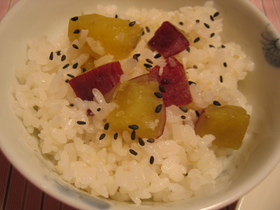 ほくほくおいしい さつまいもご飯