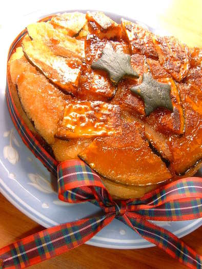 タルトタタン風☆かぼちゃのケーキの写真