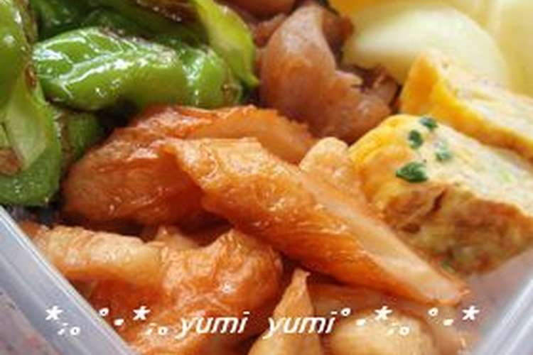 母のお弁当 ちくわとこんにゃくの甘辛煮 レシピ 作り方 By ゆみぴよん クックパッド 簡単おいしいみんなのレシピが352万品