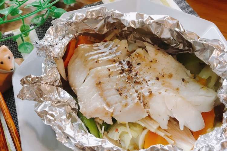 フライパンde 白身魚と野菜のホイル焼き レシピ 作り方 By Mari 314 クックパッド 簡単おいしいみんなのレシピが356万品