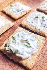 ガーリックとハーブのクリームチーズのレシピ