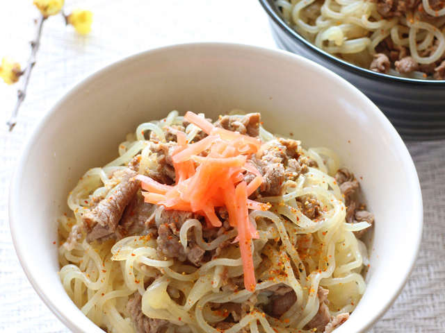 白滝でカロリーオフ 節約 牛丼 By ｱﾄﾘｴ沙羅 クックパッド 簡単
