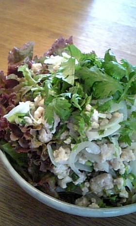 タイ料理を手軽に簡単に! ☆ラーブ丼☆