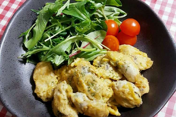 簡単おかず チーズ牡蠣ピカタ レシピ 作り方 By Yukiron719 クックパッド 簡単おいしいみんなのレシピが376万品