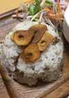 鉄板焼きやさんのガーリックライス⭐︎
