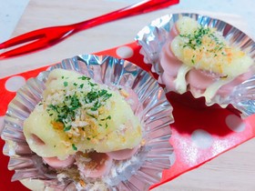 お弁当に*ソーセージ*パン粉焼き
