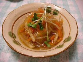 豆腐の中華風あんかけ