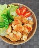 簡単節約☆鶏胸肉の揚げない麺つゆ唐揚げ。