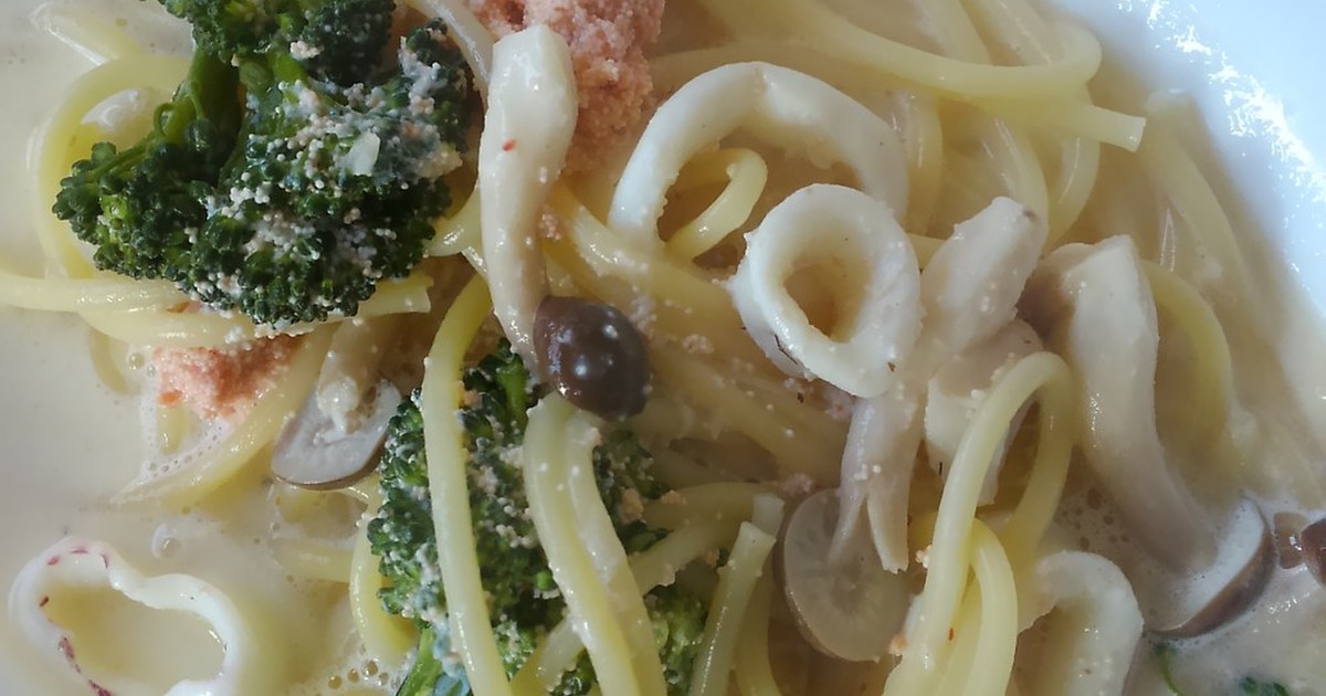 イカと明太子のクリームスープパスタ レシピ 作り方 By イチママ クックパッド 簡単おいしいみんなのレシピが359万品