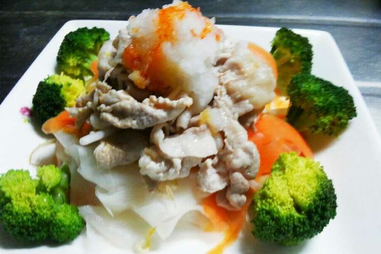 豚肉のしゃぶしゃぶwith温野菜 レシピ 作り方 By のりピ クックパッド 簡単おいしいみんなのレシピが352万品