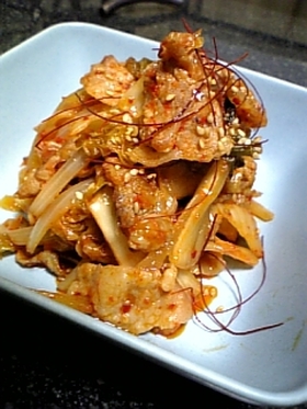 居酒屋仕込!カンタン美味◎豚キムチ