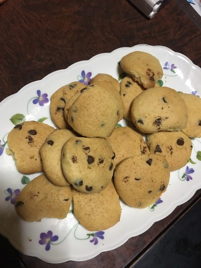 【バレンタインデー】チョコチップクッキーの写真