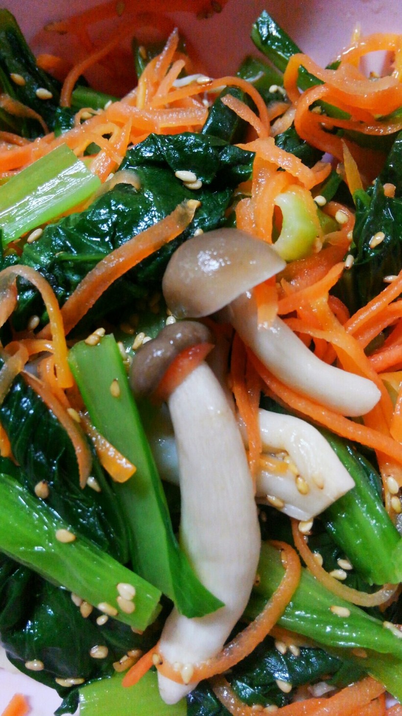 簡単小松菜のナムルの画像