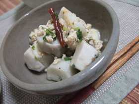 里芋の中華風炒め煮