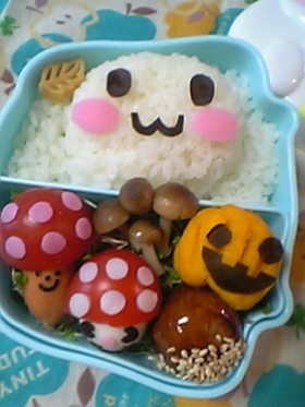 お弁当箱に詰めるだけシナモン(キャラ弁)