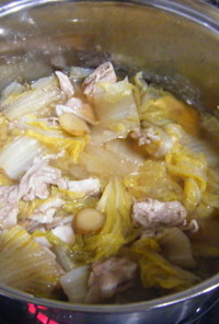 ３食材☆白菜と豚肉のショウガ重ね煮