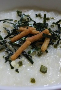 簡単レンジ☆お茶漬けの素de豆乳リゾット