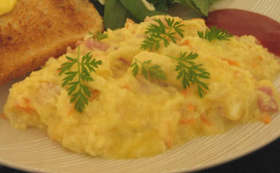週末の朝ごはんに★キッシュ風オムレツ♬