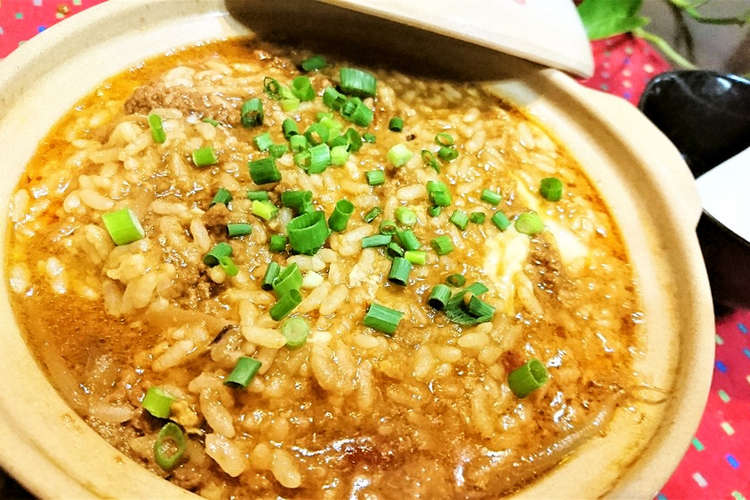 絶品 リメイク 麻婆鍋 麻婆雑炊 レシピ 作り方 By ｓ４ クックパッド