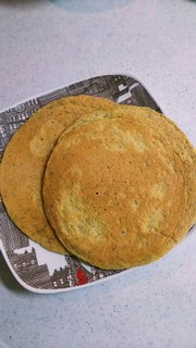 パンケーキ グルテンフリーで糖質オフの写真