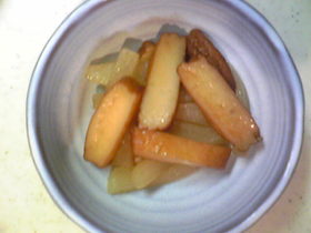 大根とさつま揚げの煮物