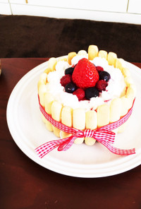 1歳のお祝い☆超簡単バースデーケーキ