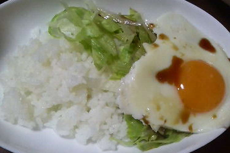 何にも無い時 簡単朝ごはん 目玉焼き丼 レシピ 作り方 By ちえねえ クックパッド 簡単おいしいみんなのレシピが366万品