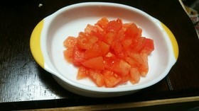 離乳食~幼児食までトマトの湯剥き