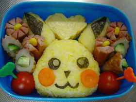 【キャラ弁】ピカチュウ弁当♪