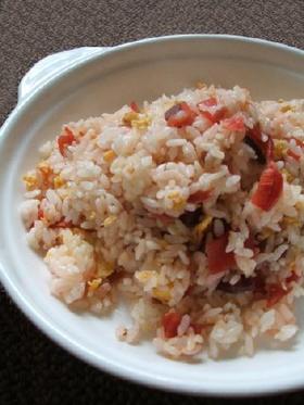 福神漬でウマ味チャーハン