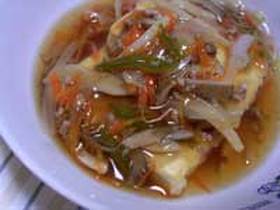 超手抜きあんかけ豆腐