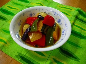 野菜の素揚げマリネ