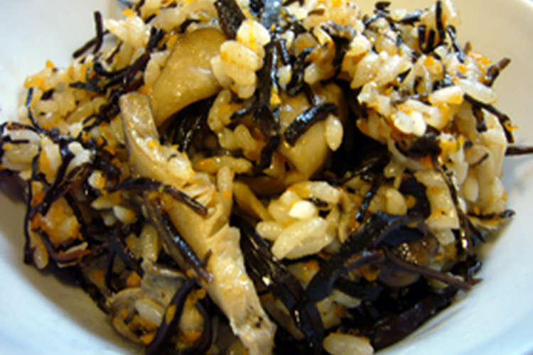 キノコとアラメの炊き込みご飯 レシピ 作り方 By ちば クックパッド 簡単おいしいみんなのレシピが353万品