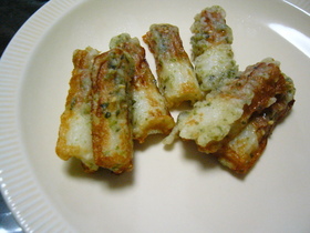 簡単☆ちくわのごま磯辺揚げ♪