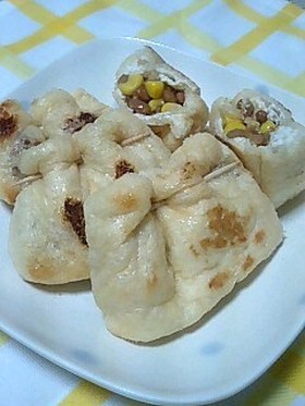 おあげ納豆お好み焼風ぅU・ェ・U