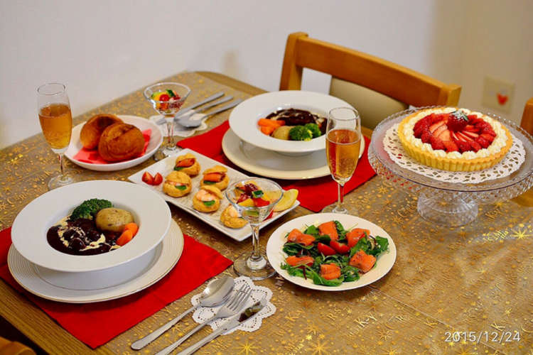 クリスマスディナー 15 覚書 レシピ 作り方 By チャンとヒー クックパッド 簡単おいしいみんなのレシピが350万品