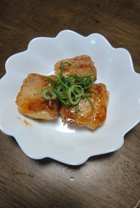 豚肉巻き豆腐ステーキ